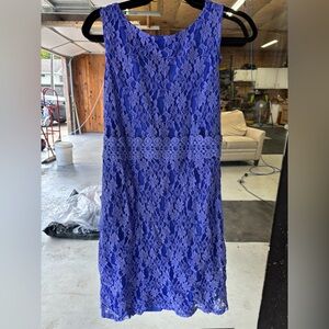 Spense Periwinkle Lace Dress